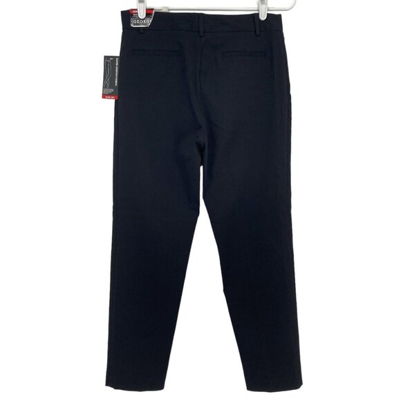 NWT George Women's Black Dress Pants Size 10 Super Stretch Slim Leg Mid Rise - Picture 2 of 12